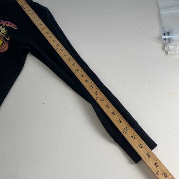 vtg Y2K NO FEAR Black Thermal Long Sleeve Skull Snake Graphic T-Shirt Men Small - Picture 6 of 7